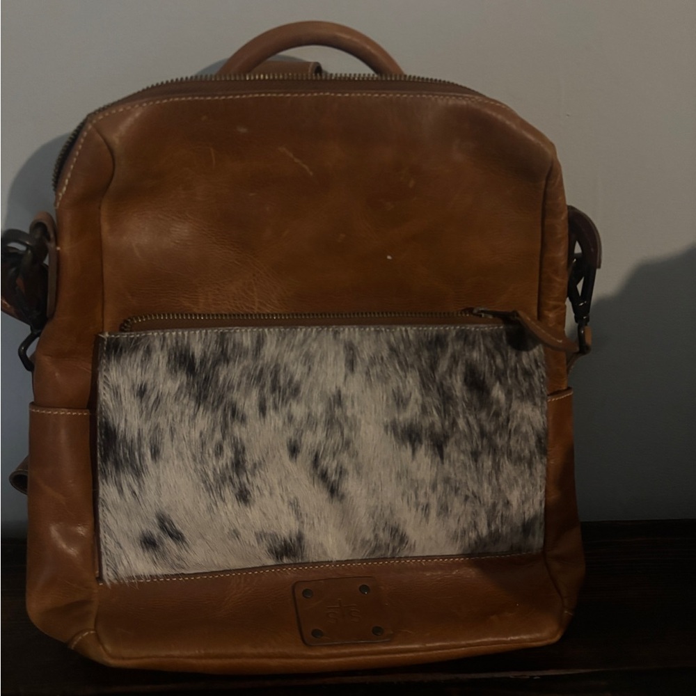 STS ranchwear basic bliss cowhide backpack